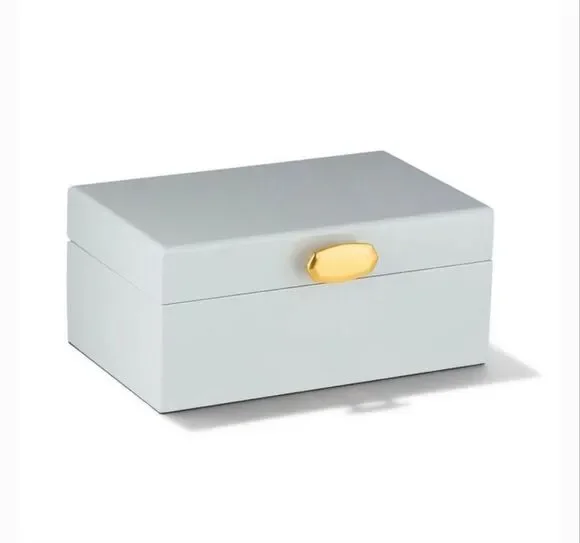 Kendra Scott Medium Jewelry Box - Dark Gray: Wood Storage for Accessories
