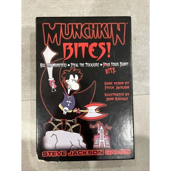 Munchkin Bites Complete Card Game Steve Jackson Games 168 Cards 031
