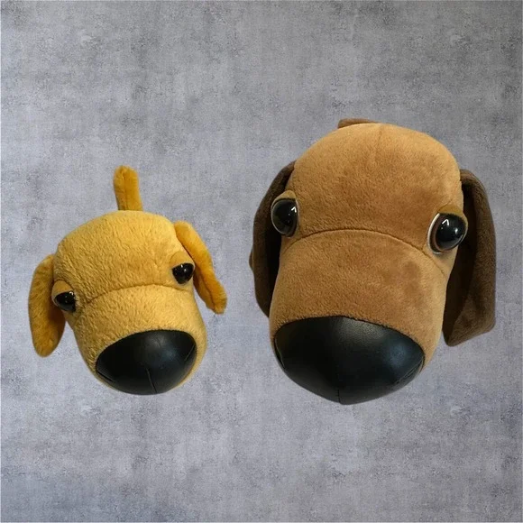 Artlist Collection THE DOG Plush Lot‎ 2 Tan Brown 2002 Play Along
