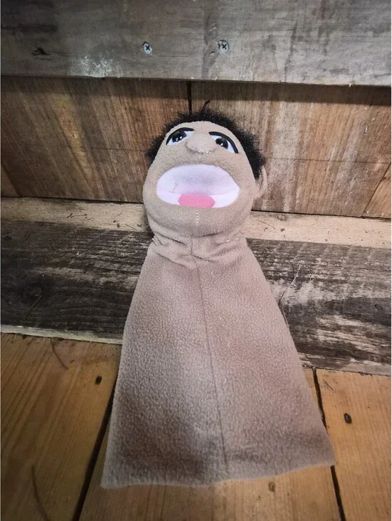 Sml Hand Puppet Heavily Damaged No Arms Or Mustache