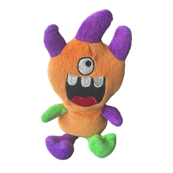 Dan Dee Collectors Choice One Eyed Monster Plush Orange Purple Green H122916-A