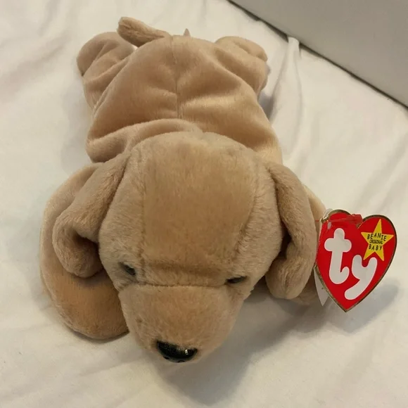 Ty Fetch 🐶 the Golden Retriever dog beanie baby