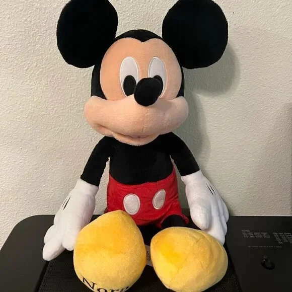 Disney Store Mickey Mouse Plush Stuffed Animal Toy 18”