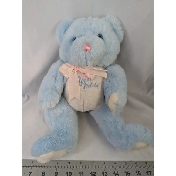 My First Teddy Bear Plush Blue Chime 13 Inch‎ Tb Trading Stuffed Animal Toy