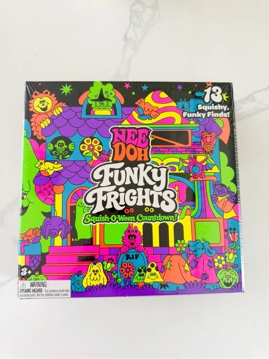 Funky Frights Squish-O-Ween Countdown - Neon Multi