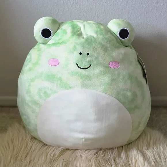 NWT Squishmallows Wendy The Frog 18in Green Tie Dye Stuffed Animal