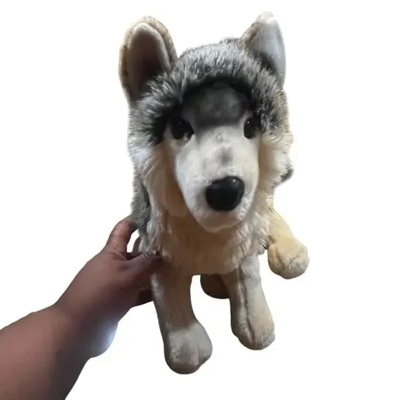 2019 Douglas‎ Smoke DLUX Wolf by Cuddle Toy Plush 18