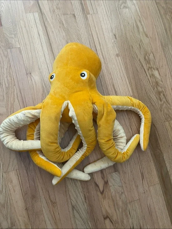 Large stuffed octopus