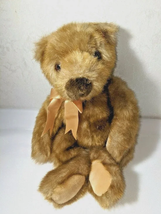 1996 Baby Ginger Bear Plush TY Beanie Buddy - No Tag - Mint Condition - 13