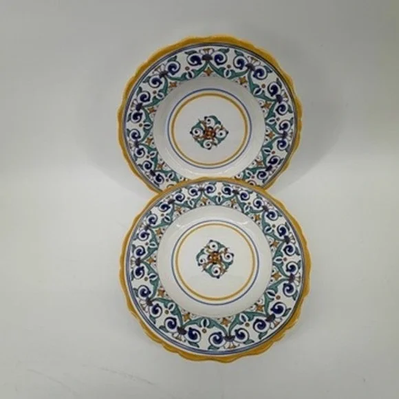 Set of 2 Williams Sonoma Savona Portugal 10.5