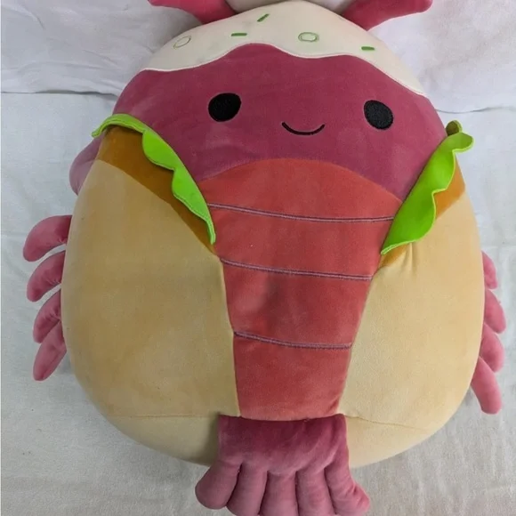 Squishmallows Lorono Lobster Roll Plush 21” Toy New NWT