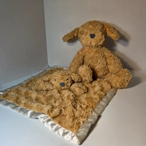 Cloud Island Puppy Dog Lovey Security Blanket & Dog Plush 11