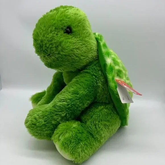 Aurora World Green Turtle Sitting Plush Stuffed Animal 13