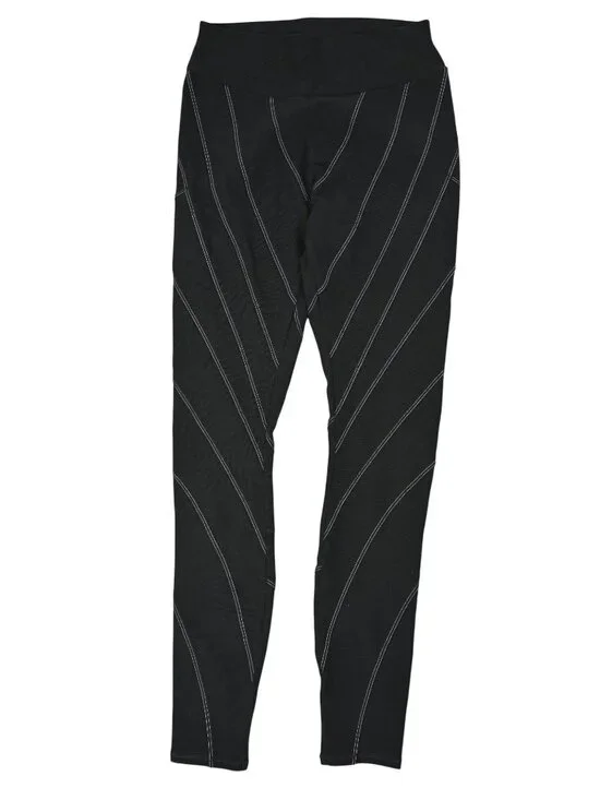 ALO Yoga Alosoft High-Waist Sunray Legging in Black/White