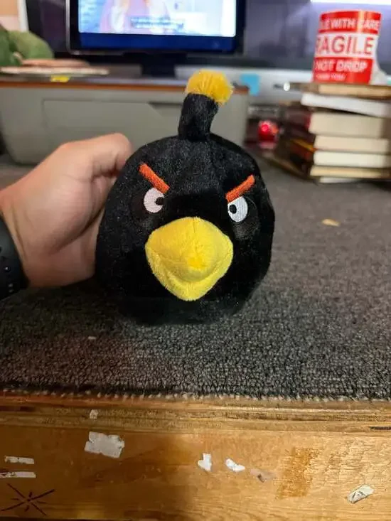 Angry Birds Black Bomb Plush 6