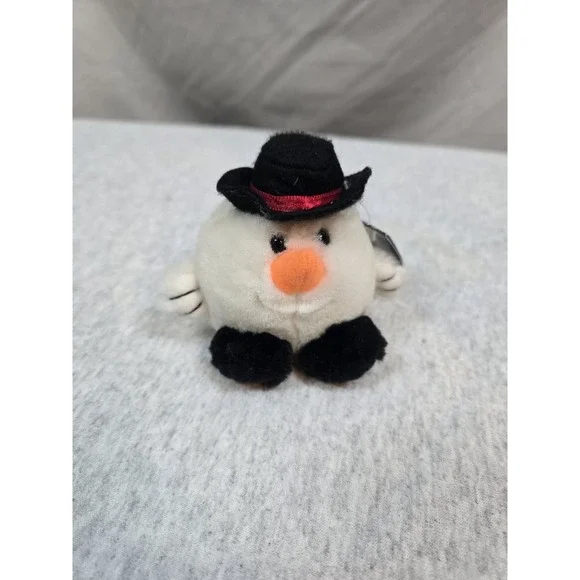 (Y24B1) Puffkins Snowman Flurry‎ Swibco Plush Stuffed Toy