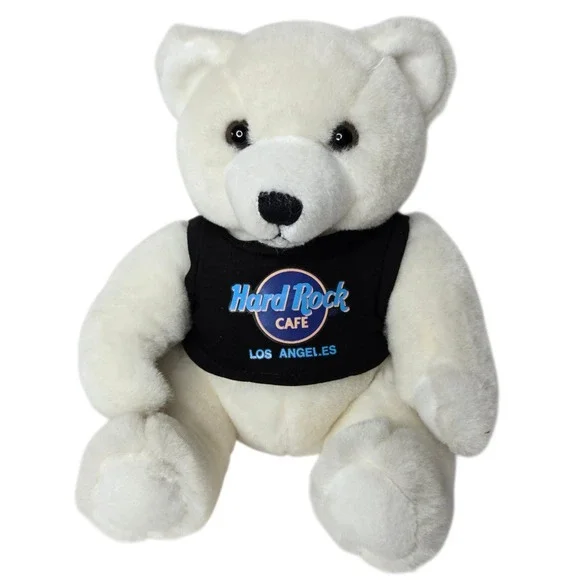 Hard Rock Cafe Los Angeles Teddy Bear Vintage 1990 Herrington Bears Plush‎ 9