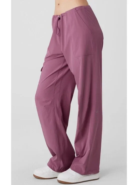 NEW Alo Megastar Cargo Pant Soft Mulberry High OR Low Rise Utility Hiking Jogger