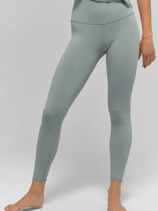 Alo Yoga 7/8 High-Waist Airbrush Legging Lunar Grey Size Medium