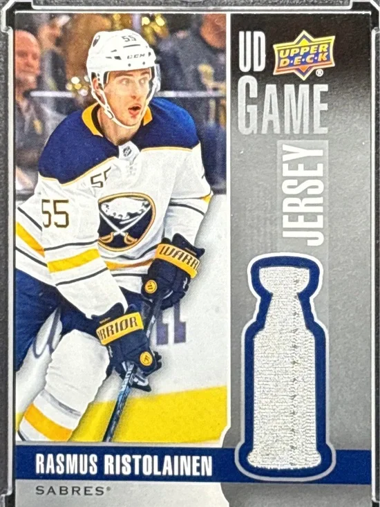 Upper Deck Rasmus Ristolainen Sabres Jersey Card