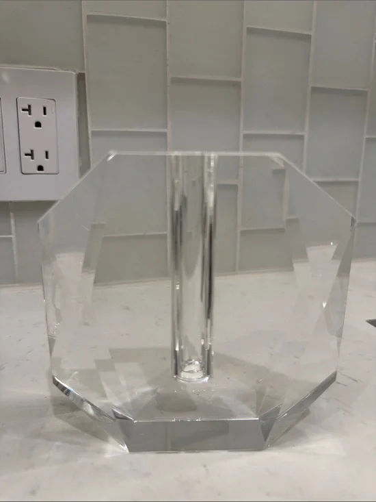 NEW Clear Crystal Vase