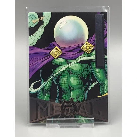 2021 Skybox‎ Marvel Spider-Man Metal Universe Mysterio No. 60