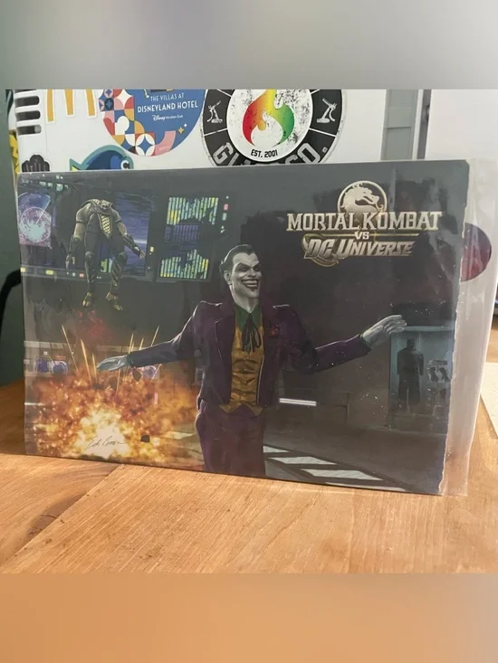 Mortal Kombat vs DC Universe JOKER Art Print RARE  1,475/22,800 Xbox 360 PS3