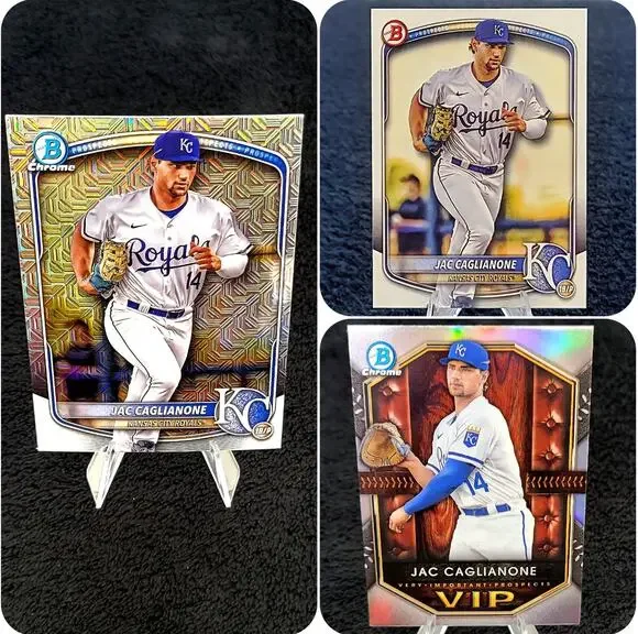 Jac Caglianone Bowman Chrome Mega Mojo RC Kansas City Royals Top Prospect