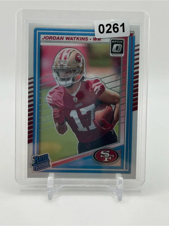 Jordan Watkins Rated Rookie Football Card 🏈