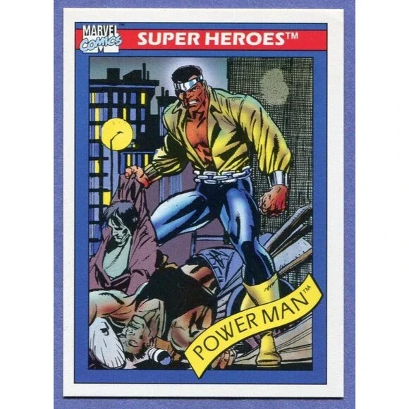 1990 Marvel Universe Card - #12 Powerman