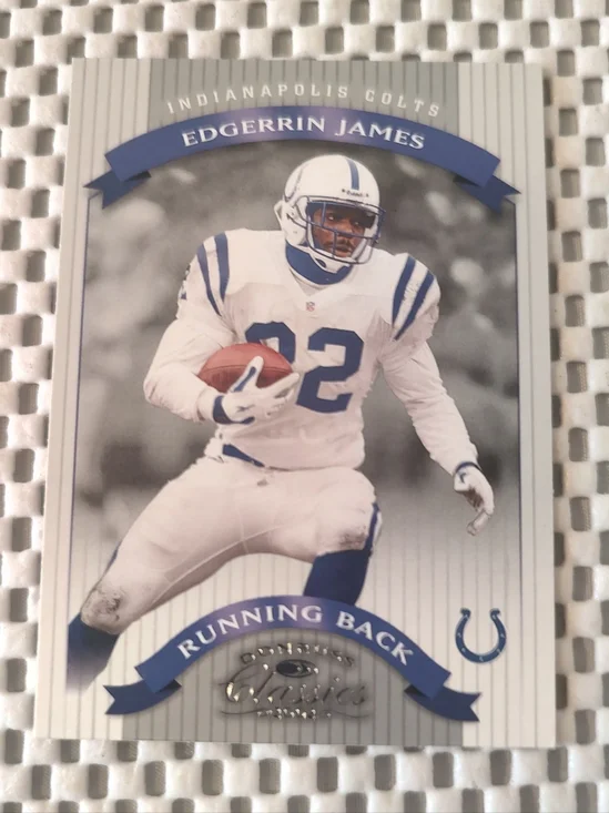 Indianapolis Colts Edgerrin James Trading Card As shown Smoke/pet free