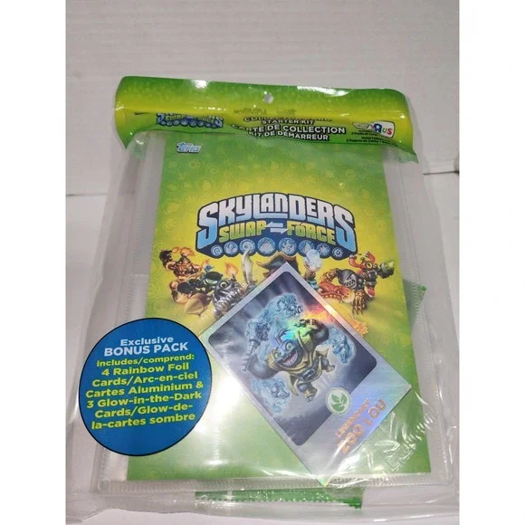 factory-sealed Skylanders SWAP Force Topps Collector Trading‎ Card Starter Kit