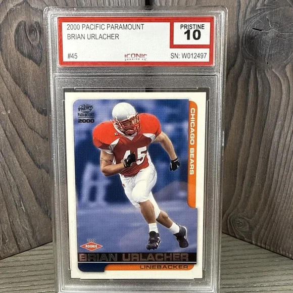 2000 Pacific Paramount Brian Urlacher NFL‎ Chicago Bears Rookie - 10