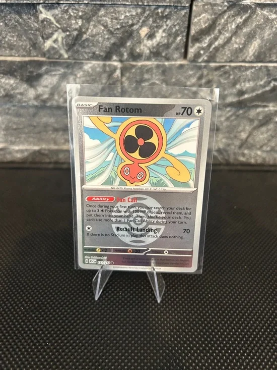 Pokemon Fan Rotom 171/217 Reverse Holo Rare from Ascended Heroes‎ Set M/NM