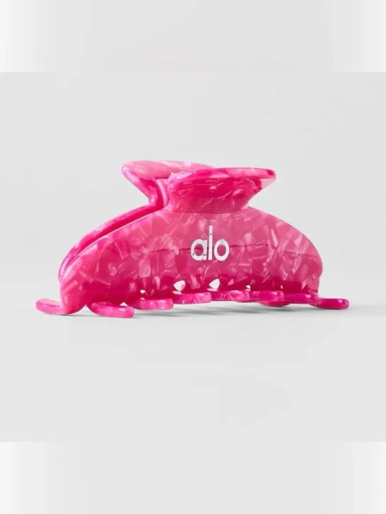 ALO YOGA PARADISE PINK SHELL CLAW CLIP - NEW WITH TAGS