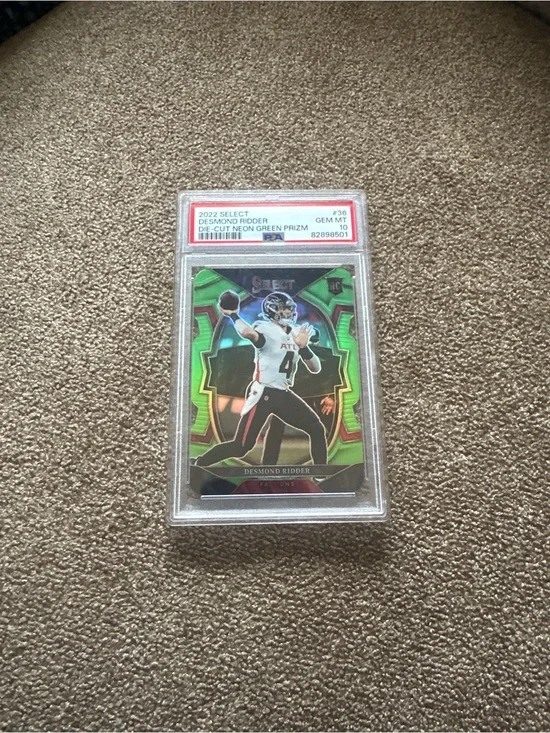 Falcons Desmond Ridder Rookie PSA 10