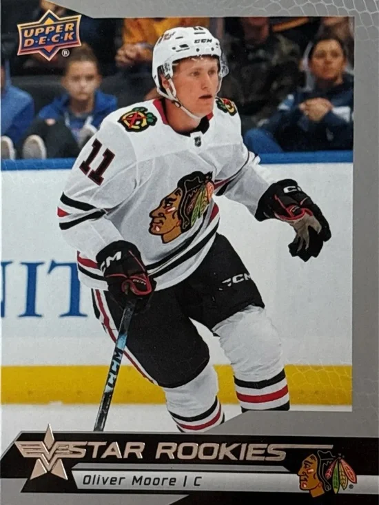 Upper Deck Oliver Moore Chicago Blackhawks Rookie Card