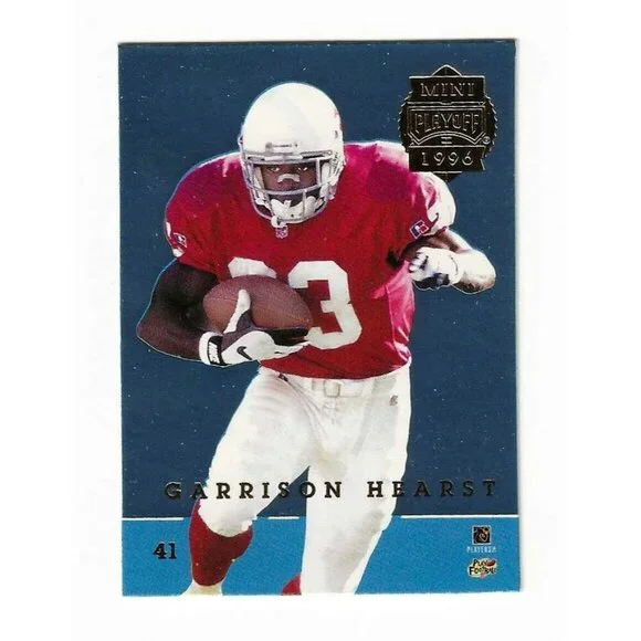 FRANK SANDERS + GARRISON HEARST 1996 MINI PLAYOFF CARD #41 - CARDS - NM-MINT
