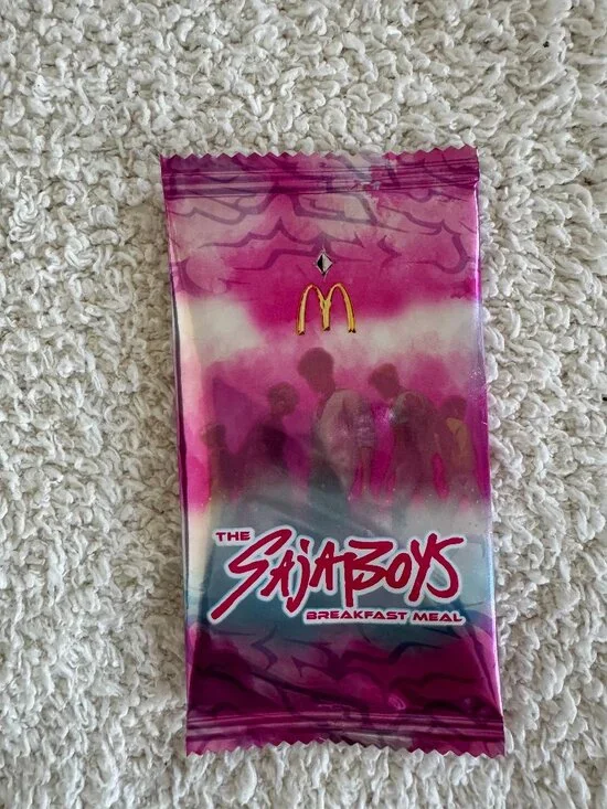 2026 McDonald’s KPop Demon Hunters The Saja Boys Sealed Card Pack