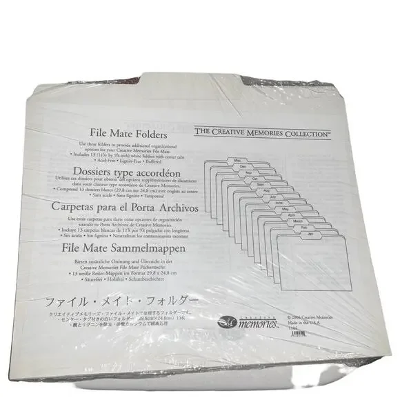 Creative Memories File Mate Folders