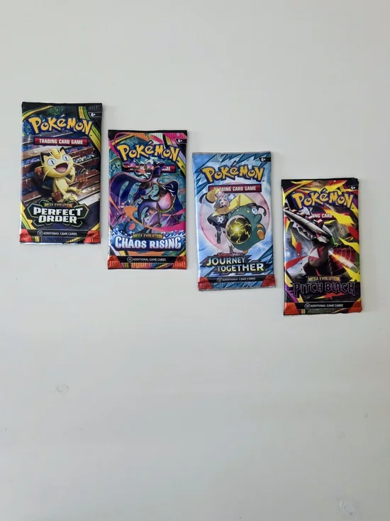 Pokémon TCG Pitch Black, Chaos Rising, Perfect Order & Journey Together
