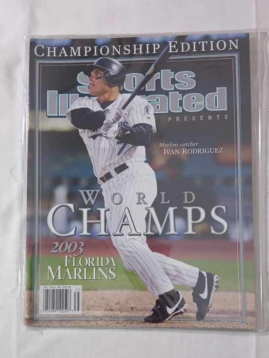 Championship Edition 2003 Florida Marlins Collectible Magazine - White