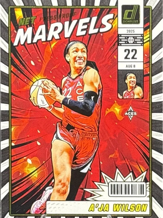 Panini Marvels A’Ja Wilson Basketball Trading Card