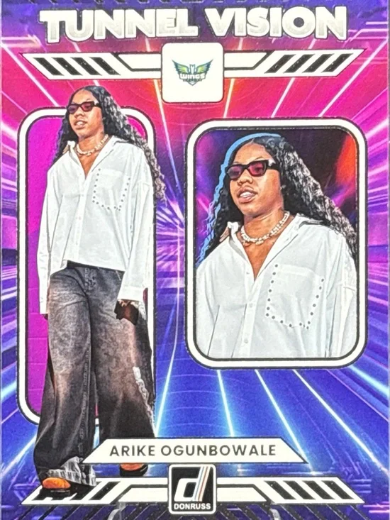 Panini Donruss Tunnel Vision Arike Ogunbowale Basketball Card