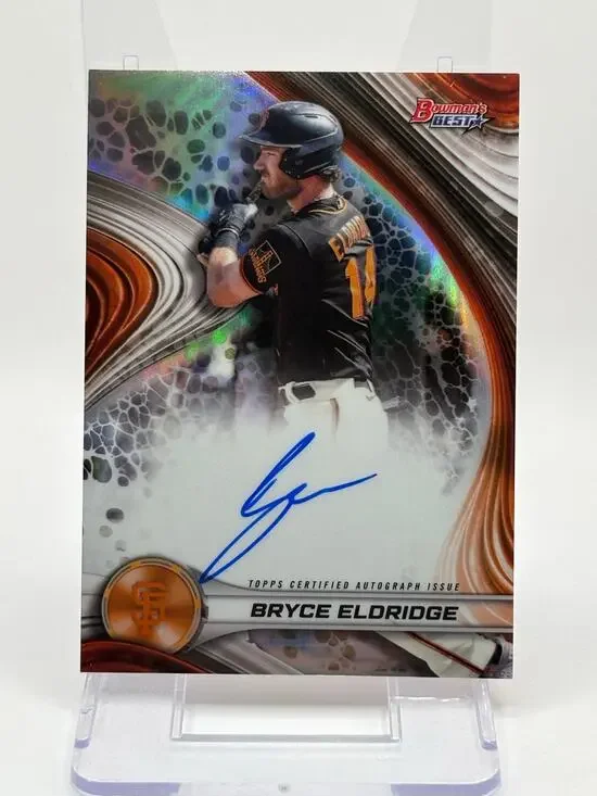 2024 Bowman's Best Bryce Eldridge Refractor On Card Auto San Francisco Giants