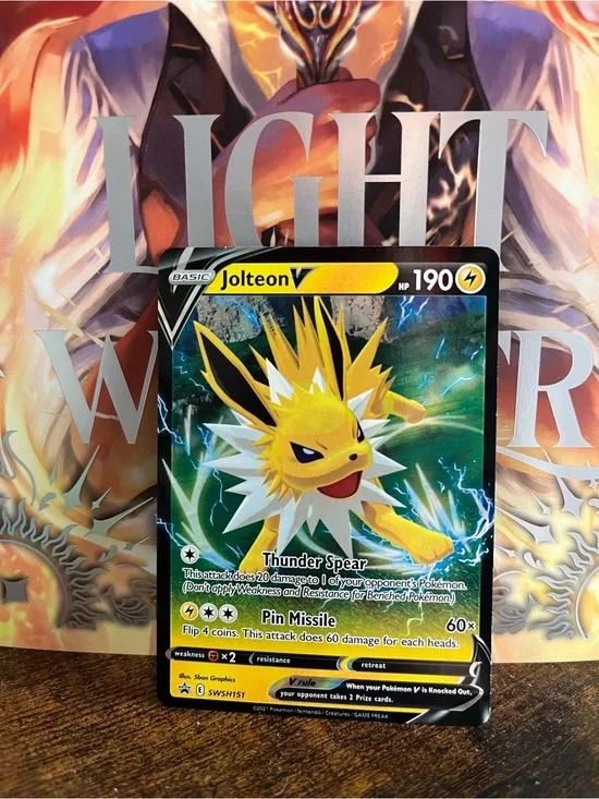 Jolteon V  Pokemon Sword & Shield Promo Card SWSH151