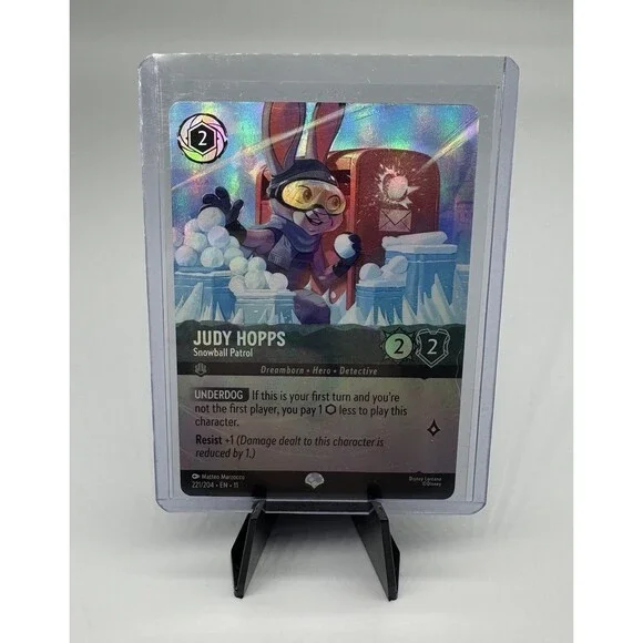 Judy Hopps - Snowball Patrol (Epic) 221/204 Winterspell Holo