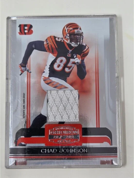 2006 Donruss Gridiron Gear - Chad Johnson #22 Jerseys Prime /25 (MEM)