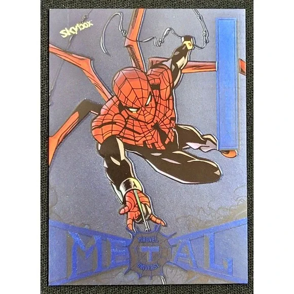 2022 UPPER DECK MARVEL METAL UNIVERSE SPIDER-MAN SUPERIOR SPIDER-MAN NEON‎ BLUE