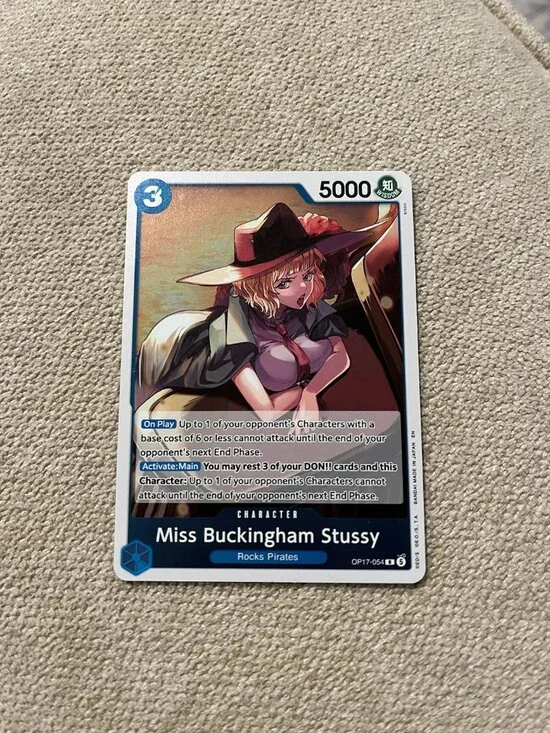Miss Buckingham Stussy 054 The World's Strongest Warriors (OP17) One Piece Card